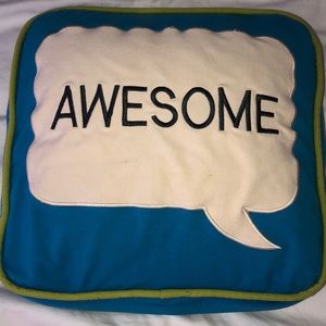 Blue beanbag like pillow- YOGIBO